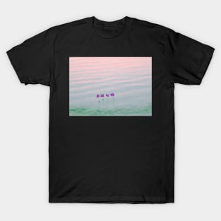 Flowers by Sunset Lake T-Shirt